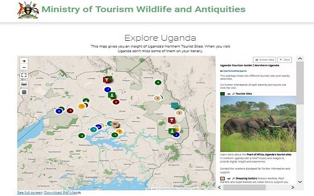 Uganda Tourism Dashboard